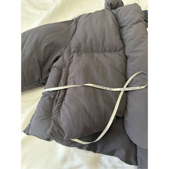 NWT MY MUM MADE IT Bubble Open Puffer Jacket Cropped Size S-M - Picture 5 of 10